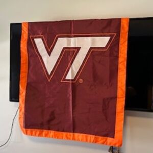 Virginia Tech's Flag -  double sided
